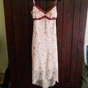 B. Moss Pink High-Low Dress Size 12